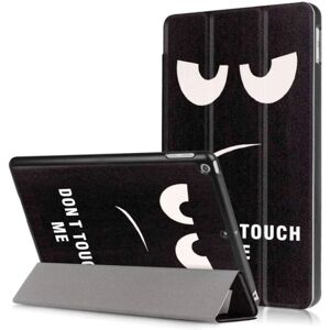 Generic Mønstertryk Tri-fold Stand Vegansk Læder Case Shell iPad 9.7 (20 Black