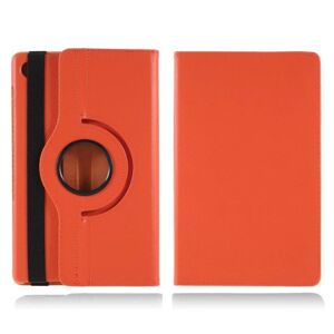 Generic Lenovo Tab M10 HD Gen 2 360 graders roterbart læder Etui - Orang Orange