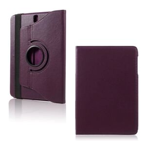 Generic Samsung Galaxy Tab S3 flot og stærkt læder etui - Lilla Purple
