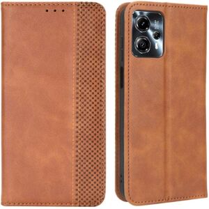 Generic Bofink Vintage Motorola Moto G23 / G13 Læder Etui - Brun Brown