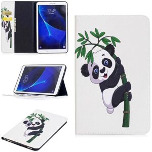 Generic Samsung Galaxy Tab A 10.1 (2016) Charmerende læder etui - Panda White