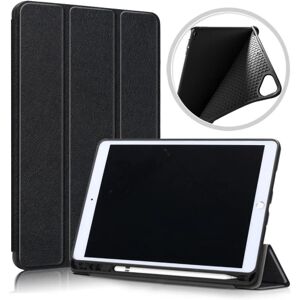 MTK Trifoldet Stand Tablet-Taske til Apple iPad 10.2 2019/2020 /2021 Black