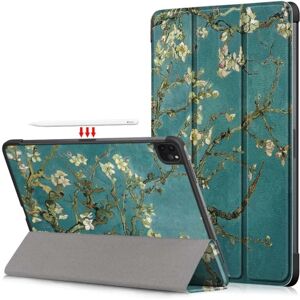 MTK Til iPad Pro 11 2021/2020 Trifoldet stativ-tabletetui - Blossom Multicolor