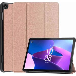 MTK Til Lenovo Tab M10 (Gen 3) Trifold Stand Cover - Rose Gold Pink gold