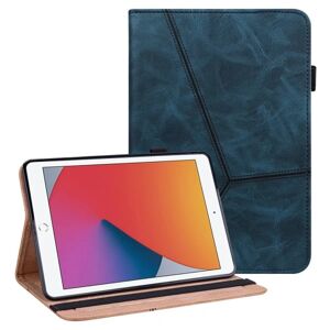 MTK Til iPad 10.2 (2021)/(2020)/(2019) Almindeligt PU-læder tabletco Blue