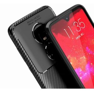 ExpressVaruhuset Motorola Moto G7 Plus stødsikkert cover FullCarbon V4 Black