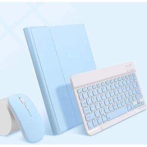 Apple iPad 9.7 Tastaturetui med mus og baggrundsbelysning og blyantholder, tynd