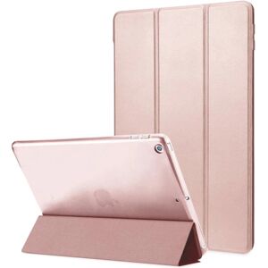 INF Ipad 9.7 2017 Smart cover case i hård plastik, lyserød/guld