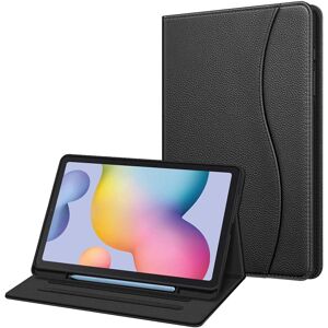 (sort) Etui til Samsung Galaxy Tab S6 Lite 10,4 tommer 2022/2020 - Multipositionscover med kortlomme