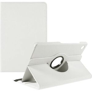 SKALO Samsung Tab A9+ 360 Litchi Flip Cover - Hvid White