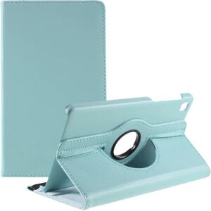 SKALO Samsung Tab A7 Lite 360 Litchi Flip Cover - Turkis Turquoise