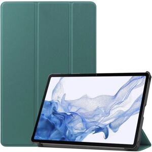 SKALO Samsung Tab S8 Trifold Flip Cover - Grøn Green