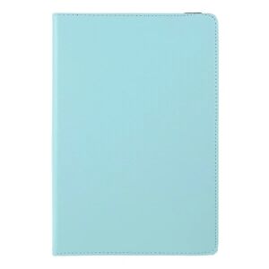 SKALO Samsung Tab S6 Lite 360 Litchi Flip Cover - Turkis Turquoise