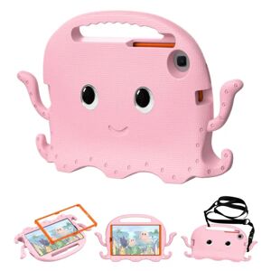 SKALO Samsung Tab A7 Lite 3D Cartoon børns cover - Pink Pink