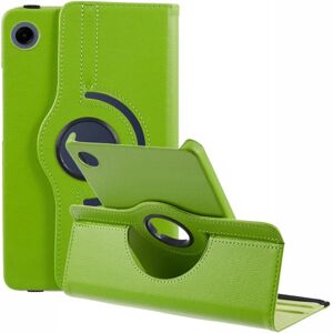 SKALO Samsung Tab A9 360 Litchi Flip Cover - Grøn Green