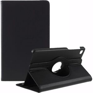 SKALO Samsung Tab A7 Lite 360 Litchi Flip Cover - Sort Black