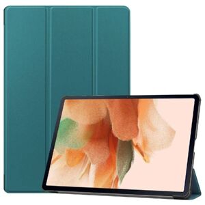 SKALO Samsung Tab S7 FE Trifold Flip Cover - Grøn Green