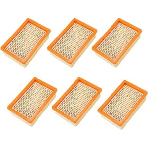 6-pak filter til Karcher Mv4 Mv5 Mv6 Wd4 Wd5 Wd6 Støvsuger, reservedele Leverfilter