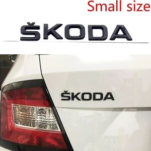 Metal 3d bogstaver emblem Logo Bil Bagagerum Badge Klistermærke Til Skoda Octavia Superb Kamiq Karoq Kodiaq Fabia Yeti Rapid 4x4 Vrs