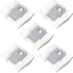 Tech of sweden 5x Støvsugerposer Xiaomi Roborock S8+ / S8 Pro Ultra mm. White one size