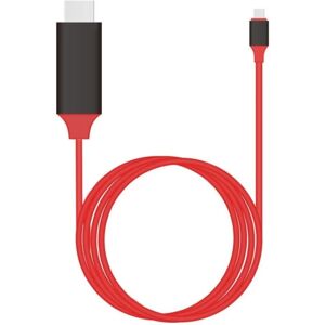 Generic Universel USB C til HDMI USB 3.1 Type C hanstik to HDMI hanstik Red