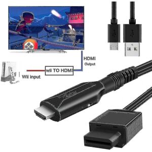 Nintendo Hd Wii Til HDMI Adapter Konverter Med Usb Kabel High Speed ​​Game Convers Kabel