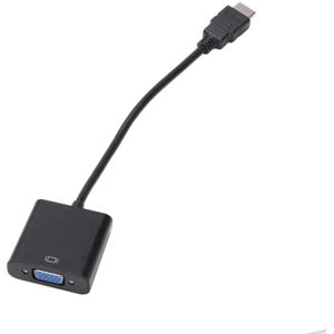 HDMI-kompatibel til VGA HDMI-kompatibel han-til-vga-rgb hun-videokonverter-adapter han-til-hun-kabel 1080P til pc han-hun-adapter konverterB