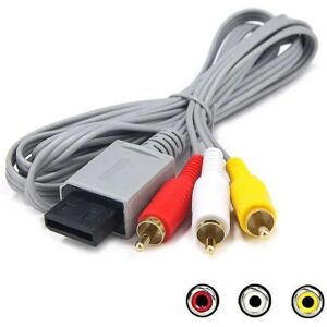 For Nintendo Wii / Wii U Kabel - Rca Av kompositkabel Adapter Audio Video