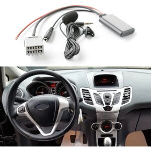 1 X sæt Bluetooth-kabel til Ford Fiesta 2008-2010 bil Bluetooth 5.0aux adapterkabel med mikrofon