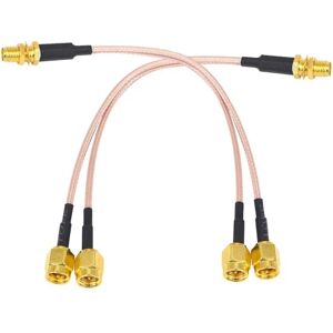 Wifi Antenne Koaksialkabel Sma Hun Til Y-type 2xsma Han Lige Splitter Combiner Extension Pig