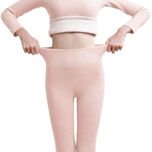 FMYSJ 2023 Nye termoleggings til kvinder, tyk fleeceforing til bukser til at holde varmen M-5xl (FMY) pink L