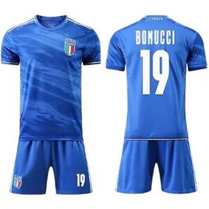 23-24 Italiens landshold Hjemme Bonucci No.19 Fodboldtrøje T-shirt 20