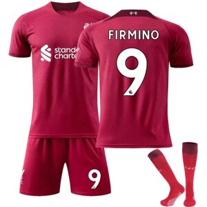 22-23 Liverpool hjemme nr. 11 Salah trøje nr. 10 Mane fodbolddragt nr. 4 Van Dijk NO.9 FIRMINO M