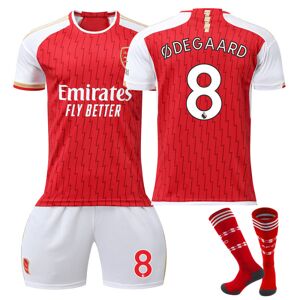 23-24 Arsenal hjemme Martin Odegaard nr. 8 trøje med sokker Martin Odegaard No. 8 with socks XXL