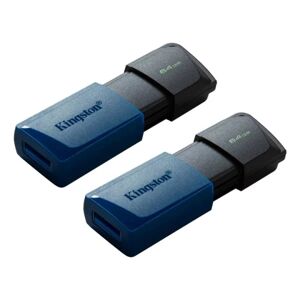 Kingston 64GB USB3.2 Gen 1 DataTraveler Exodia M (Black + Blue)