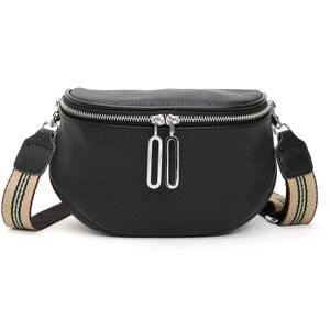 Crossbody taske kvinders bred rem brysttaske Bum Bag