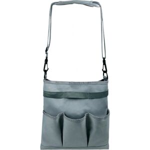 Haveværktøjstaske Tote Organizer med Crossbody-strop til beskæring og hardware   Vandtæt lærred, grøn - 30x32 cm Grey