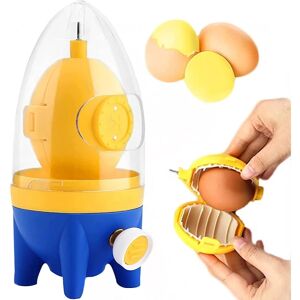 Æggeblommemixer, hurtig manuel ægmixer bærbar æggemaskine, ægryster Æggesnurrer til køkkenblanding af æg