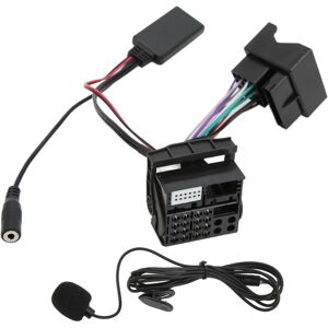 12Pin Bluetooth 5.0 Aux Audio Kabel Adapter Mikrofon Håndfri Erstatning til Peugeot 207 307 407 308