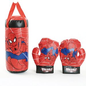 Spider Man boksehandsker, bokselegetøjssæt til børn, inklusive boksehandsker til børn, boksetasker, Pu børneboksning Muay Thai Free Combat Sandb