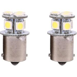 2023-ba15s R5w 1156 5050 8smd Led bilbremselygter Pærer 2stk hvid