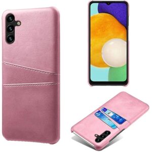 Generic Dual Card Etui Samsung Galaxy A14 - Rødguld Pink