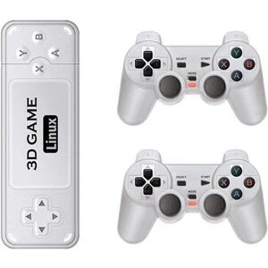 Y6 Game Console Home Video 4k Hd Game Stick 2,4g Wireless Dual Player Controller Videospil Media P White