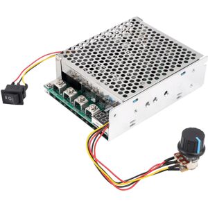 DC 10-55V 100A 3000W motorhastighedskontrolenhed Vendbar PWM kontrol frem og tilbage silver