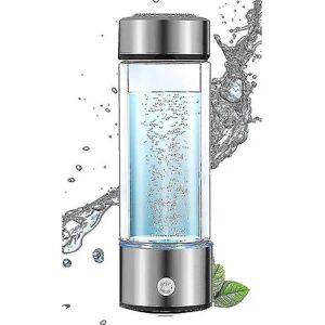 Hydrogen Generator Vandflaske, Real Molecular Hydrogen Rich Water Generator Ionizer Maker Flaske med Kammerteknologi Hydrogen Water