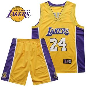 REDGO NBA Lakers Kobe Bryant nr 24 Special Basketball Shirt gul XS