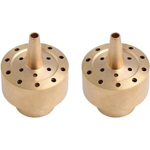 2x Kuppelsprinklerhoved Have Landskab Vand Fuld Kobber Sprinkler Messing Dyser Til Springvand