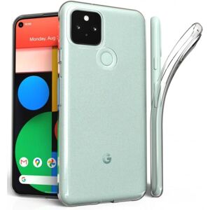 ExpressVaruhuset Google Pixel 5 stødabsorberende blødt etui Enkelt Transparent