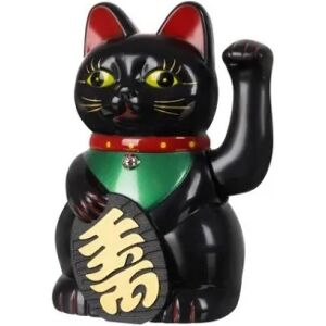 ExpressVaruhuset Vinkende orientalsk Lucky Cat Maneki Neko Black