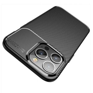 ExpressVaruhuset Oneplus 10T stødsikkert slankt cover FullCarbon V4 Black